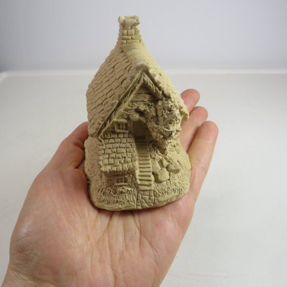 Tan House Miniature Figure numbered, unsigned 3 1/2" tall - Picture 1 of 12